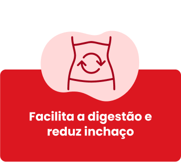 Facilita a digestão e reduz inchaço